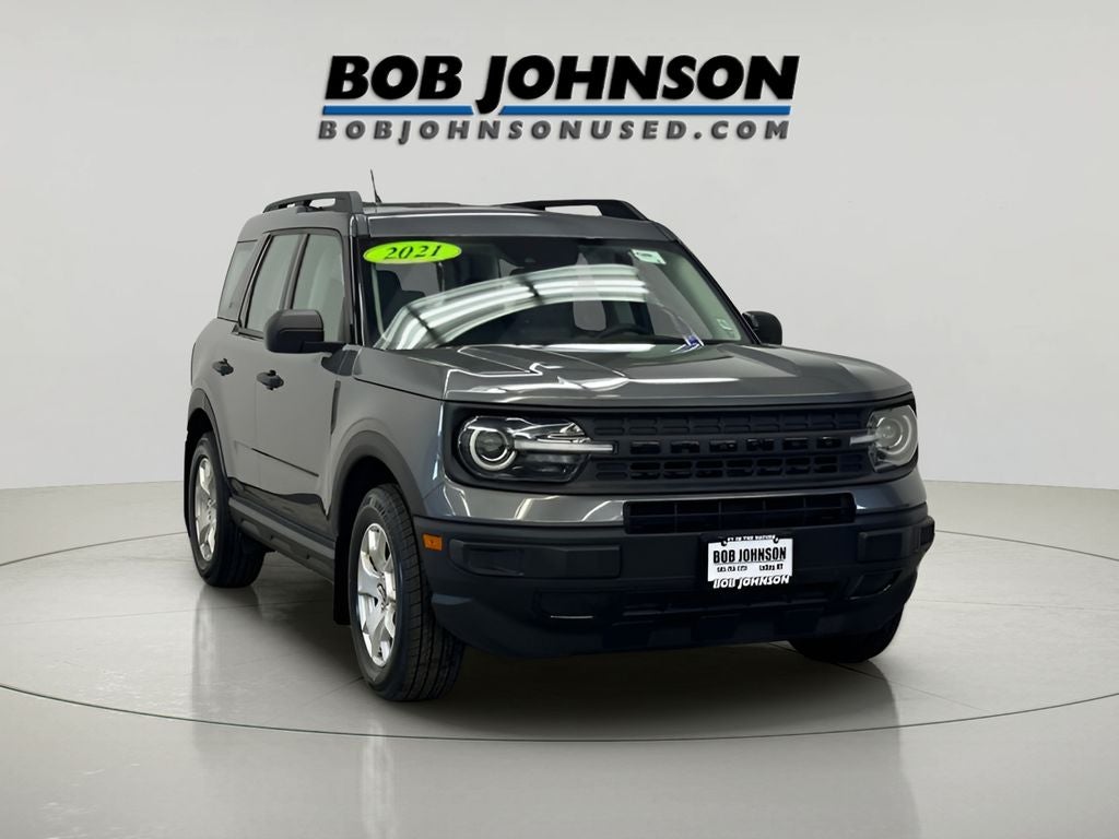 Used 2021 Ford Bronco Sport Base with VIN 3FMCR9A6XMRA08618 for sale in Le Roy, NY