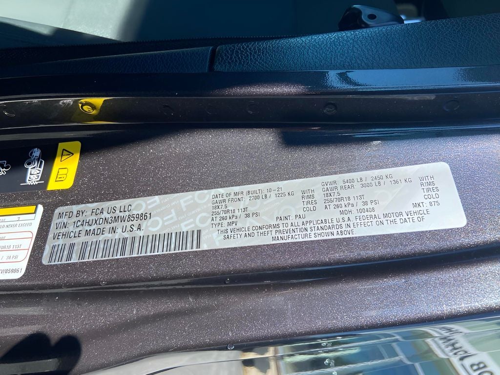 2021 Jeep Wrangler Unlimited Sport Altitude New Tires