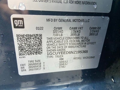 2022 Chevrolet Silverado 1500 LTD RST